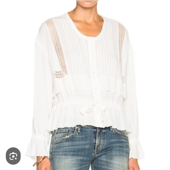 IRO Farel crochet drawstring top - Picture 7 of 10